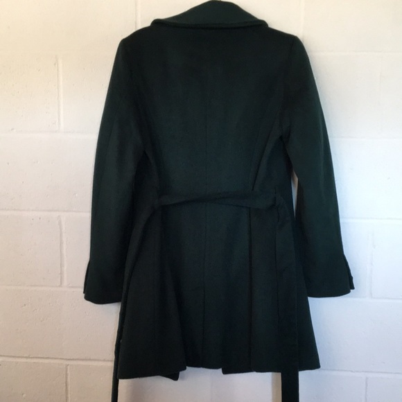 Andrew Marc Green coat removable fur collar green size 12 - Picture 12 of 14